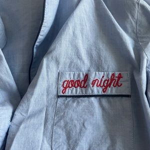 Madewell Good Night sleep shirt blue oversized